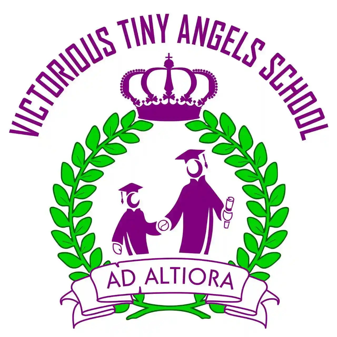 Victorious Tiny Angels School logo