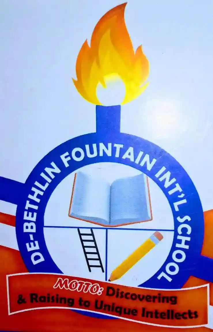 De-Bethlin fountain international school logo