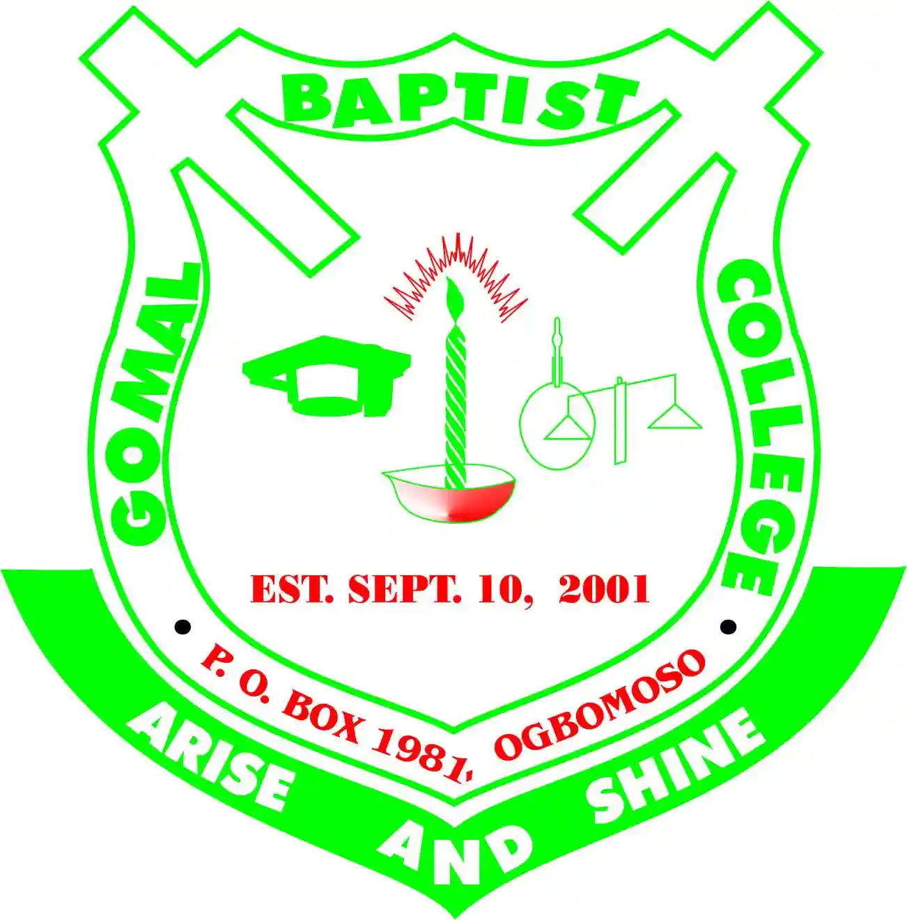 GOMAL Baptist College logo