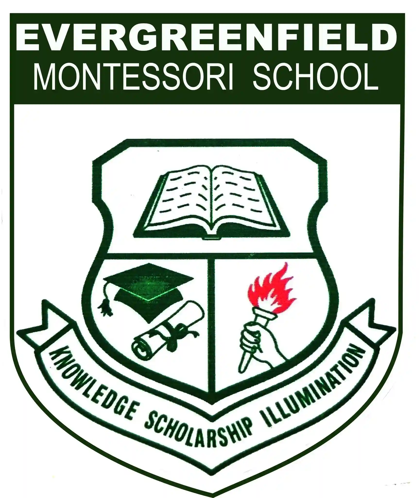 Evergreenfield Montessori School, Accra logo