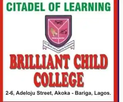 Brilliant Child College, Akoka logo