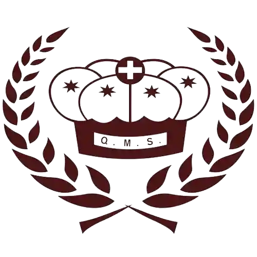 Queen's Model School logo