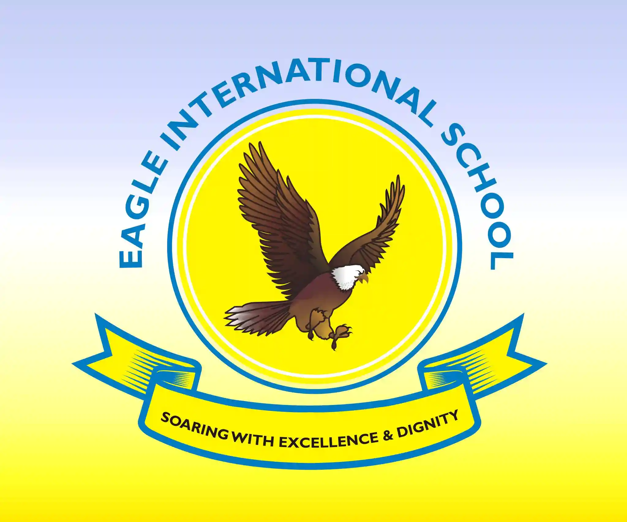 Eagle International and Junior High School logo