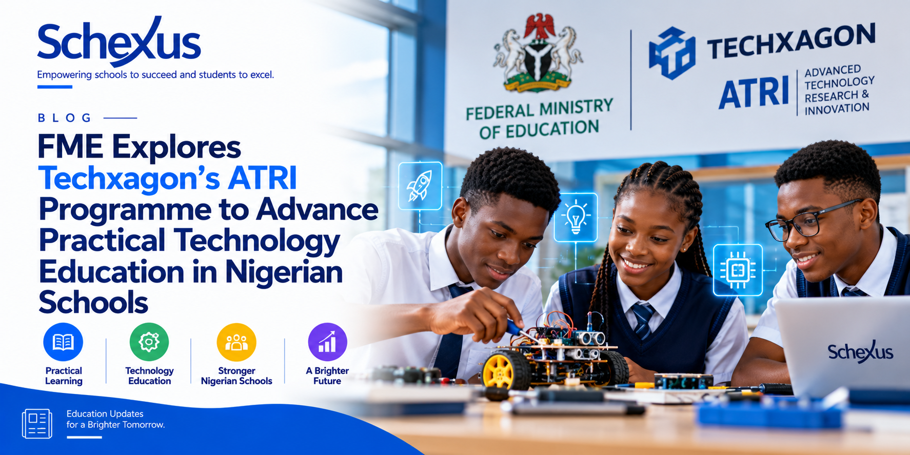 FME Explores Techxagon’s ATRI Programme to Advance Practical Technology Education in Nigerian Schools